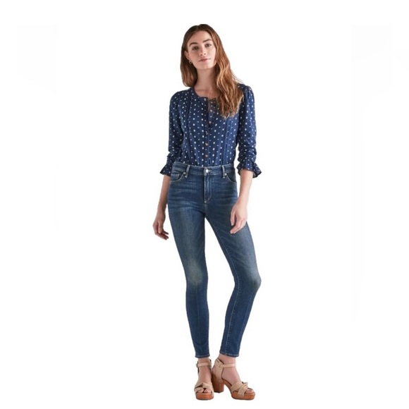 Lucky Brand Denim - Lucky Brand Bridgette Skinny Jeans Women’s Size 10/30 Blue High Rise